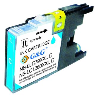 Cartouche compatible Brother LC1280XLC - cyan