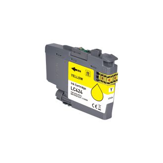Cartouche compatible Brother LC424Y - jaune