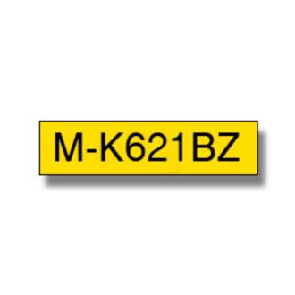 Ruban cassette d'origine Brother MK621BZ - noir, jaune