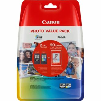 Cartouches d'origines Canon 5222B013 / PG-540XL+CL-541XL - multipack 2 couleurs : noire, multicouleur