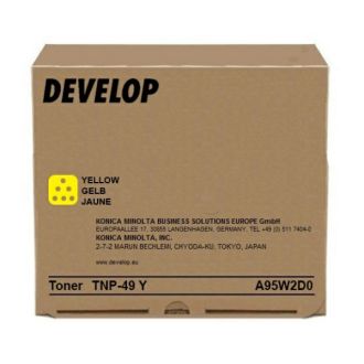 Toner d'origine Develop A95W2D0 / TNP-49 Y - jaune