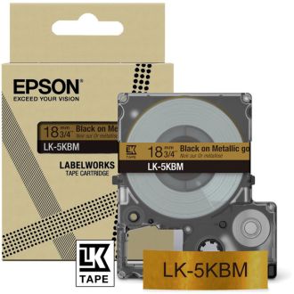 Ruban cassette d'origine Epson C53S672093 / LK-5KBM - noir, or