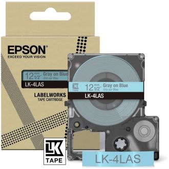 Ruban cassette d'origine Epson C53S672106 / LK-4LAS - gris, bleu