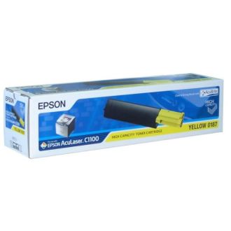 Toner d'origine Epson C13S050187 / 0187 - jaune