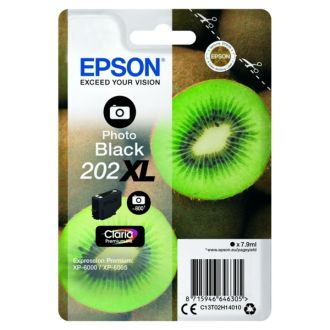 Cartouche d'origine Epson C13T02H14020 / 202XL - noire
