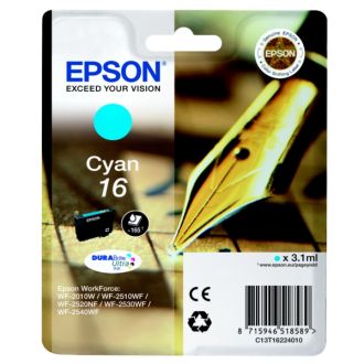 Cartouche d'origine Epson C13T16224010 / 16 - cyan