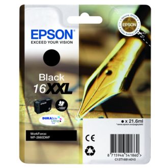 Cartouche d'origine Epson C13T16814010 / 16XXL - noire