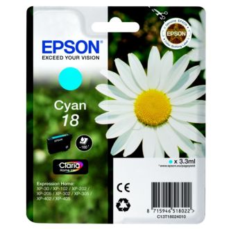 Cartouche d'origine Epson C13T18024012 / 18 - cyan