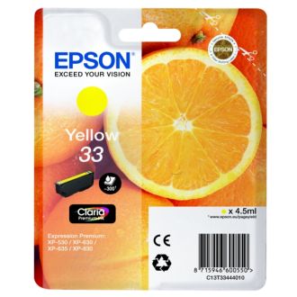 Cartouche d'origine Epson C13T33444022 / 33 - jaune