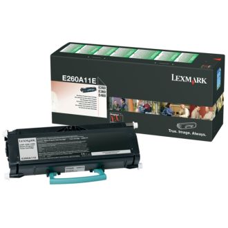 Toner d'origine Lexmark E260A11E - noir