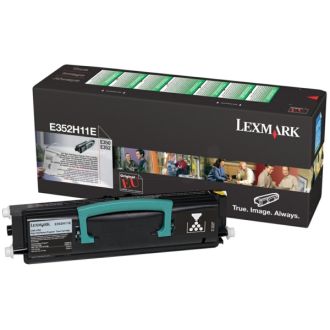 Toner d'origine Lexmark E352H11E - noir