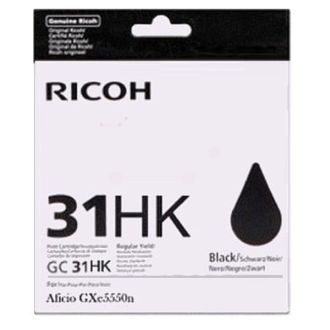 Cartouche d'origine Ricoh 405701 / GC-31 HK - noire