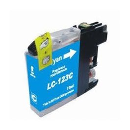 Cartouche compatible Brother LC123C - cyan