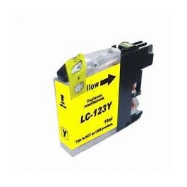 Cartouche compatible Brother LC123Y - jaune