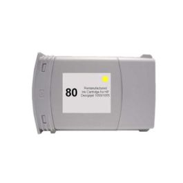 Cartouche compatible HP C4848A / 80 - jaune