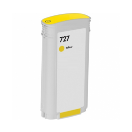 Cartouche compatible HP F9J78A / 727 - jaune