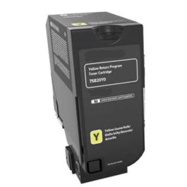 Toner compatible Lexmark 75B20Y0 - jaune