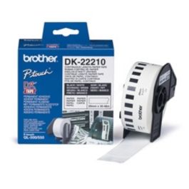 Ruban cassette d'origine Brother DK22210 - blanc