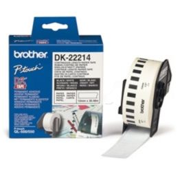 Ruban cassette d'origine Brother DK22214 - blanc