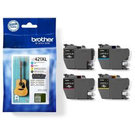 Brother cartouches d'origines LC-421 XL VAL - multipack 4 couleurs : noire, cyan, magenta, jaune