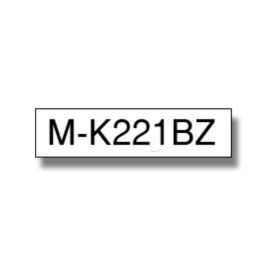 Ruban cassette d'origine Brother MK221BZ - noir, blanc