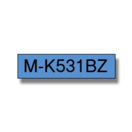 Ruban cassette d'origine Brother MK531BZ - noir, bleu