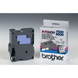 Ruban cassette d'origine Brother TX151 - noir, transparent