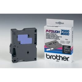 Ruban cassette d'origine Brother TX335 - noir, blanc