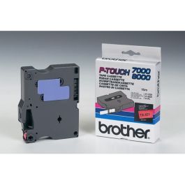 Ruban cassette d'origine Brother TX431 - noir, rouge