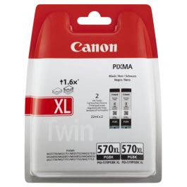 Cartouche d'origine Canon 0318C007 / PGI-570 PGBKXL - noire - pack de 2