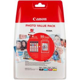Canon cartouches d'origines 2052 C 006 / CLI-581 XL - multipack 4 couleurs : noire, cyan, magenta, jaune