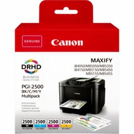 Cartouches d'origines Canon 9290B006 / PGI-2500 BKCMY - multipack 4 couleurs : noire, cyan, magenta, jaune