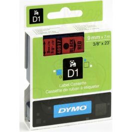 Ruban cassette d'origine Dymo 40917 / S0720720 - noir, rouge