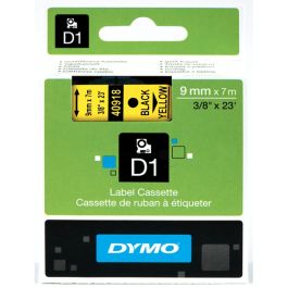 Ruban cassette d'origine Dymo 40918 / S0720730 - noir, jaune