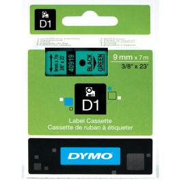 Ruban cassette d'origine Dymo 40919 / S0720740 - noir, vert