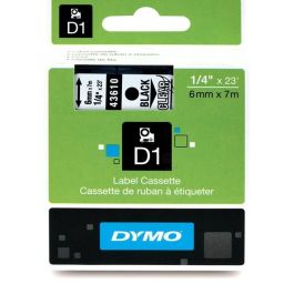 Ruban cassette d'origine Dymo 43610 / S0720770 - noir, transparent
