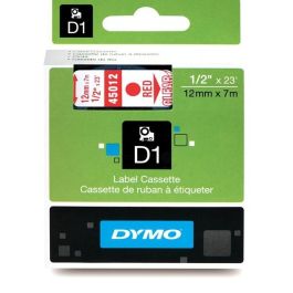 Ruban cassette d'origine Dymo 45012 / S0720520 - rouge, transparent