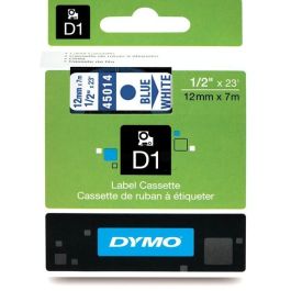 Ruban cassette d'origine Dymo 45014 / S0720540 - bleu, blanc