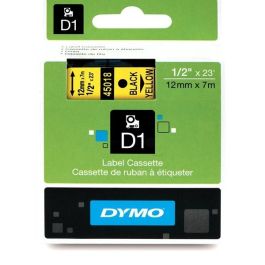 Ruban cassette d'origine Dymo 45018 / S0720580 - noir, jaune