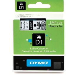Ruban cassette d'origine Dymo 45800 / S0720820 - noir, transparent