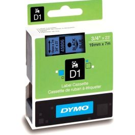 Ruban cassette d'origine Dymo 45806 / S0720860 - noir, bleu