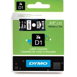 Ruban cassette d'origine Dymo 45811 / S0720910 - noir, blanc