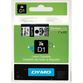 Ruban cassette d'origine Dymo 53710 / S0720920 - noir, transparent