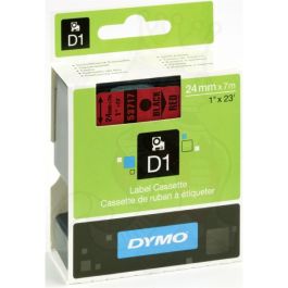 Ruban cassette d'origine Dymo 53717 / S0720970 - noir, rouge