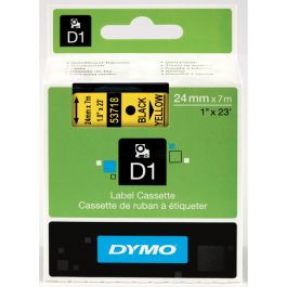 Ruban cassette d'origine Dymo 53718 / S0720980 - noir, jaune