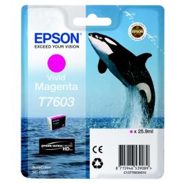 Cartouche d'origine Epson C13T76034N10 / T7603 - magenta
