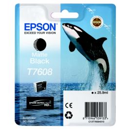 Cartouche d'origine Epson C13T76084N10 / T7608 - noire