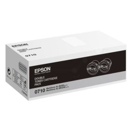 Toner d'origine Epson C13S050710 / 0710 - noir - pack de 2