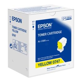 Toner d'origine Epson C13S050747 / 0747 - jaune