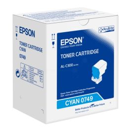 Toner d'origine Epson C13S050749 / 0749 - cyan